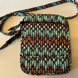 Vera Bradley - Teal/Brown - Crossbody